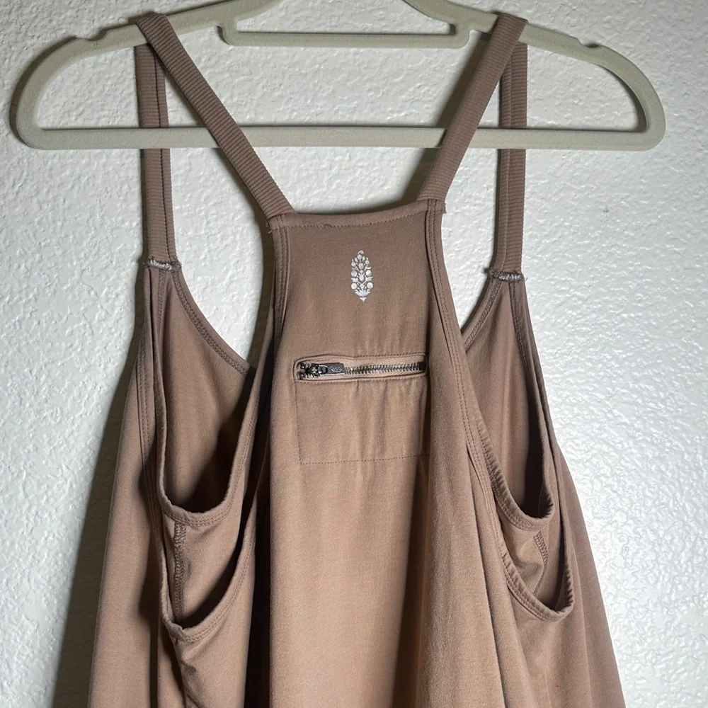 Free People Brown Tank Pocket Dress - Picture 4 of 5